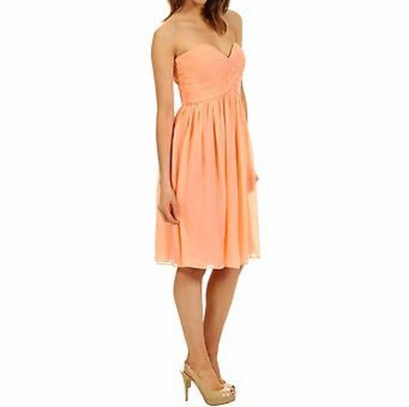 Donna Morgan Dresses & Skirts - Donna morgan coral ruched convertible 8 in 1 chiffon dress sz 10 NWT *I
